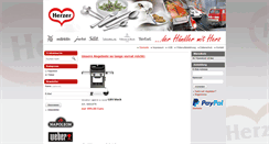 Desktop Screenshot of herzer-webshop.de